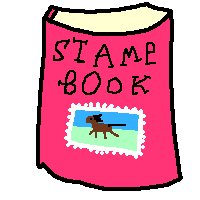 a stamp book